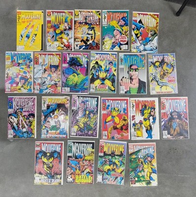Wolverine #50-70 (Marvel 1988 Series)  Vol 2 Lot Bagged and Boarded  VF-NM 