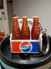 Small Vintage Pepsi Cola Keychain 90’s 