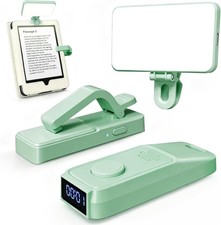 RF Remote Page Turner Compatible with Kindle iPad Android Book Light Green