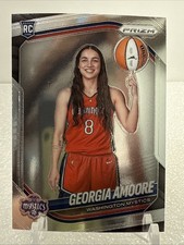 2025 Panini Prizm WNBA Variation #140 Georgia Amoore RC - Washington Mystics