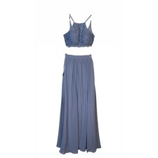 AZAZIE Xiomara Two Piece Bridesmaid Set Size A2 Lace Top A Line Skirt Boho NWT