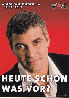 AK - (D) - George Clooney - One Fine Day - 1996 - Reklame - Top Zustand