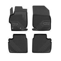 FußMatten Gummimatten No.77 FüR Peugeot 301 2012-2026 TPE Gummi Schwarz 4 Teile