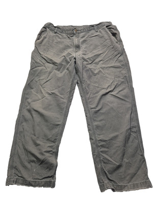 Carhartt B175 DKB Dungaree Fit Zimmermann Arbeitshose Herren 40x30 grau grün