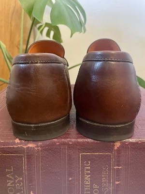 Santoni Paine Dark Brown Genuine Leather Slip On Loafer  display picture 3