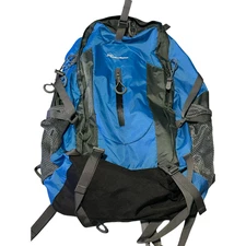 Blue 50L OutdoorMaster Hiking Backpack