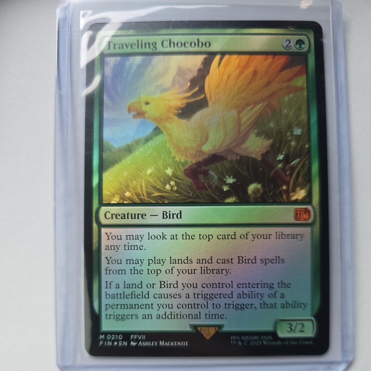 Traveling Chocobo (Foil) Magic The Gathering x Final Fantasy