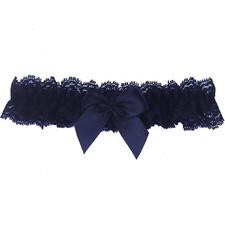 Lace Wedding Garters for Bride Lace Garter Belt Navy Lace Garter Set for Women