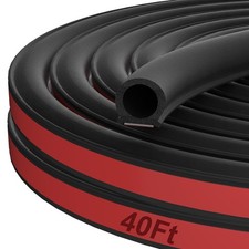 40 Ft Rubber Weather Stripping Seal for Doors, Windows, Cars, Trucks, RVs