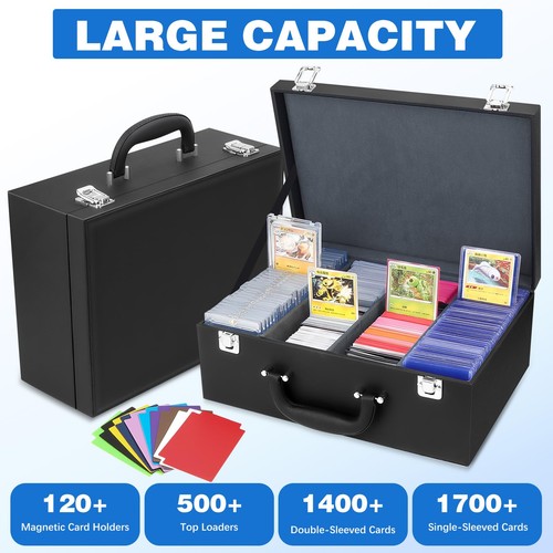 Toploader Storage Box for 3"x4" - Holds 500+ Loaders,120 Magnetic Holders,Dur... - Picture 4 of 9