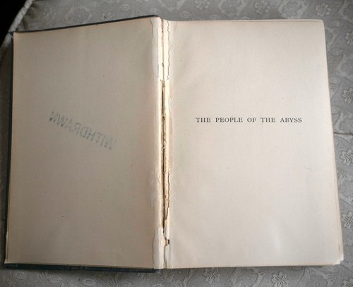 The People of the Abyss by Jack London-Hardcover, 4th Printing, 1906 Ex-Libris - Picture 3 of 12