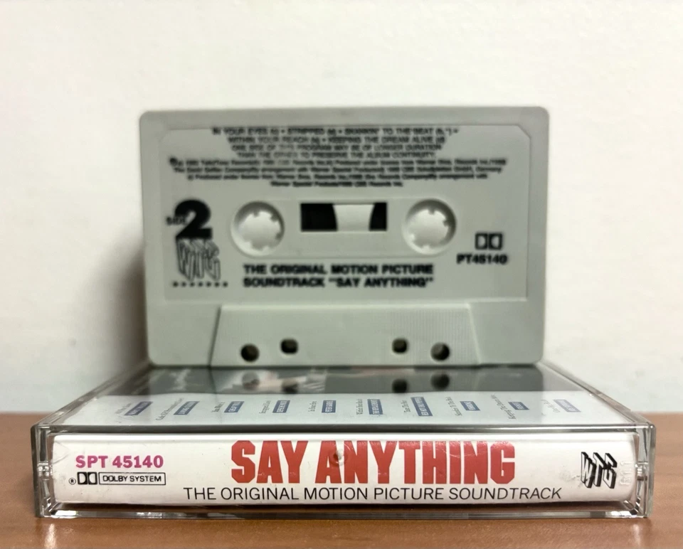Say Anything (Cassette Tape, 1989) Movie Soundtrack Foto 3 de 4