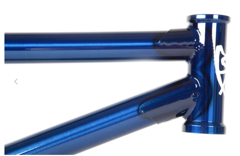 S&M ATF FRAME TRANS BLUE 24 INCH CRUISER 24" BMX BIKE BIKES SE BIG BIKE CLEAR - Imagem 3 de 4