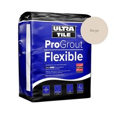 UltraTile ProGrout Flexible Waterproof All Purpose Tile Grout 3kg Beige