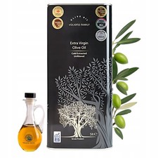Griechisches Olivenöl 1/3/5 L + Gratis Flasche ungefiltert Voliotis 0,32% Säure