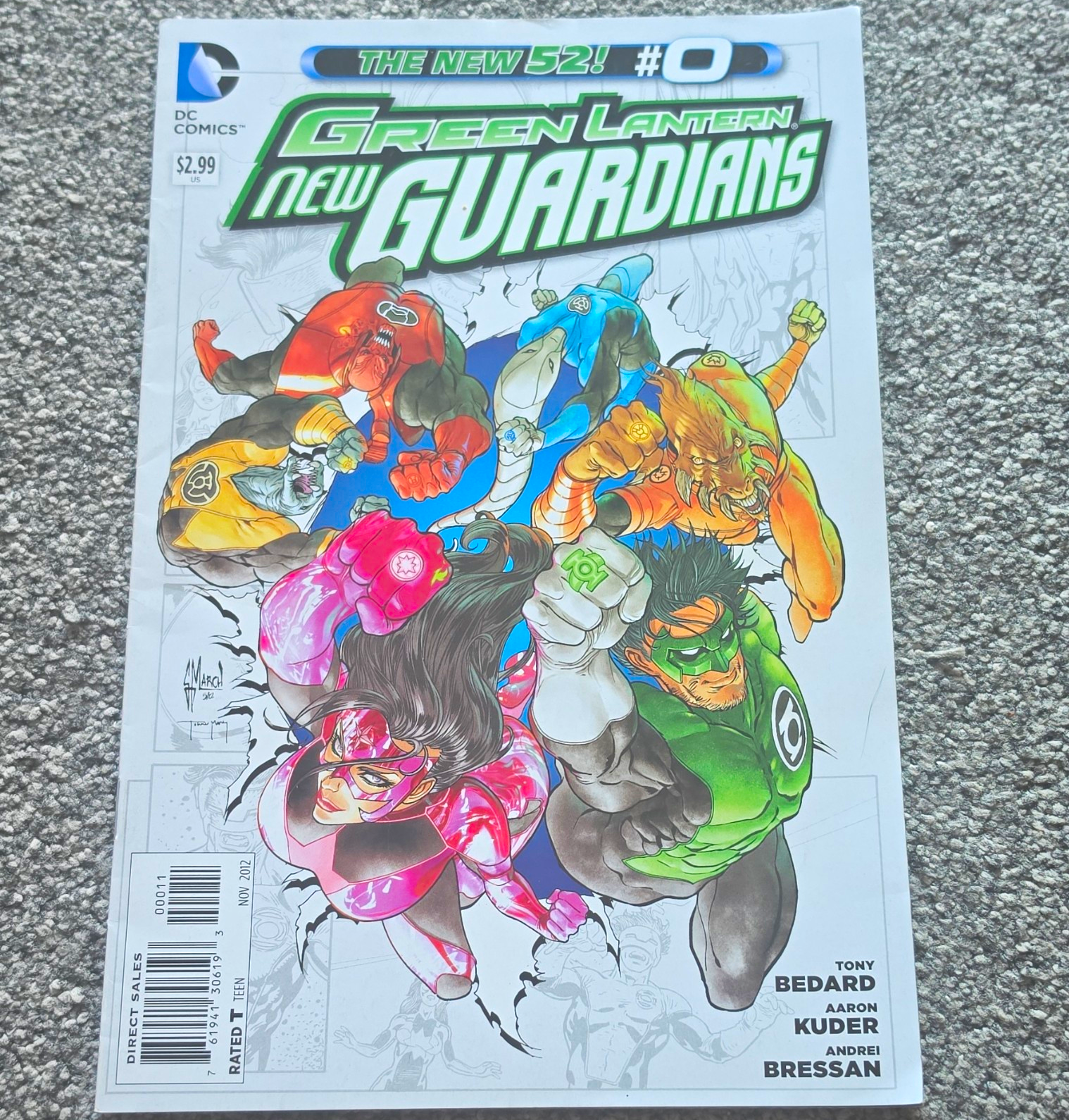 DC Comics The New 52! Green Lantern: New Guardians #0 (2012)