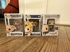 Funko Pop Harry Potter LOT  Filch & Mrs Norris 101 Luna Lovegood 47 Doggy 17