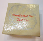 Vintage Scandinavian Sandbakkel Tarts Tin Molds Set 13 w Box Recipe Instructions — photo 8
