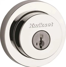 Kwikset 158RDT26SMTRCALRCS Single Cylinder Deadbolt 91580-004 - Polished Chrome