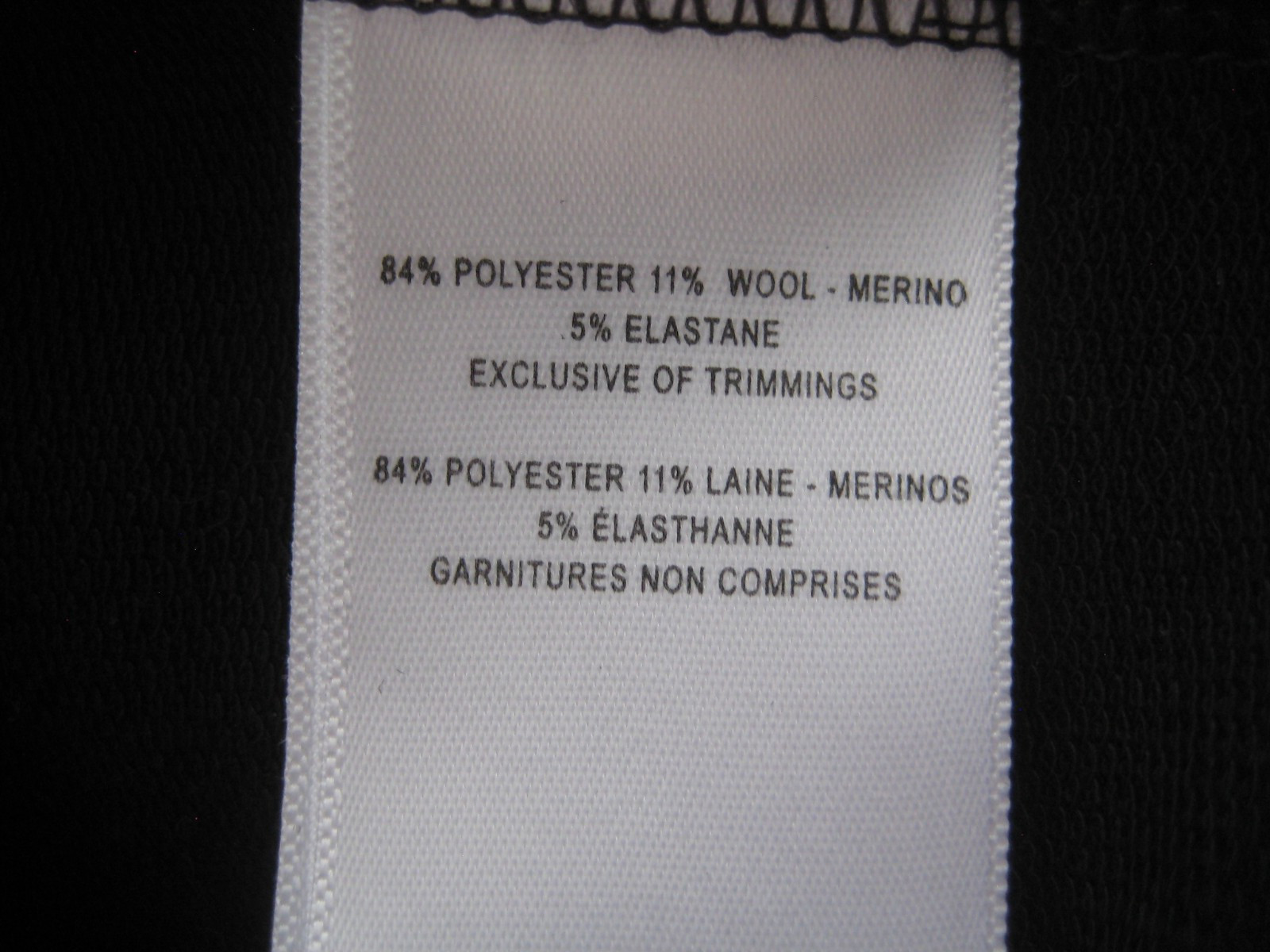 Lole Crescent Wool Blend Crop Top Mock Neck Long Sleeve Black Large