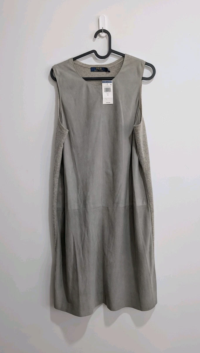 suede grey dress Khy by Kylie Jenner - Sueded Stretch Knotted Maxi Dress