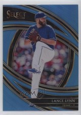 2020 Panini Select Premier Carolina Blue Prizm 30/35 Lance Lynn #120 7ba
