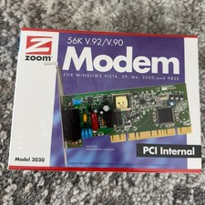 Zoom 56K V.92/V.90 PCI Internal Modem Model 3030 Sealed