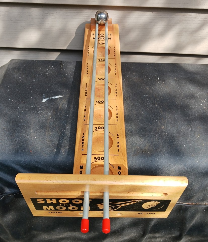 SHOOT THE MOON GAME No.1959 By WM.F. DRUEKE & SONS (Ball Included) eBay