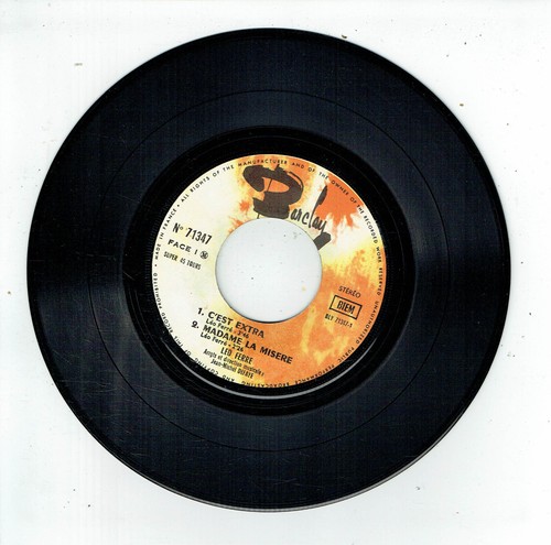 Leo FERRE Vinyl 45T EP C'EST EXTRA - MADAME LA MISERE - BARCLAY 71347 Zunge - Bild 2 von 3