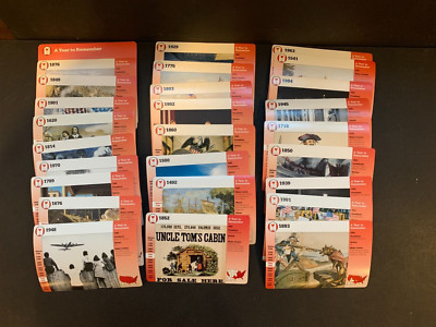 1994-2001 Grolier Story America History A Year to Remember 25+ Card Set ...