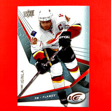 Jarome Iginla 2008-09 Upper Deck Ice Card #33 NHL Calgary Flames