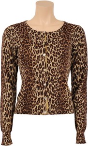 Jacke King Braun L Cuivre Col Louie Safari rond Cardi RwwPq14