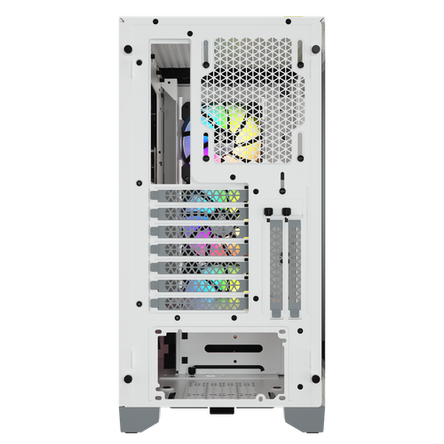 Corsair iCue 4000X RGB weiß Midi Tower ATX Gaming Gehäuse TG Seitenfenster - Bild 7 von 7
