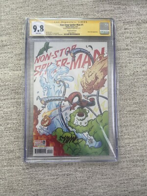  NON-STOP SPIDER-MAN #1 - SKOTTIE YOUNG  -CGC 9.8  SS