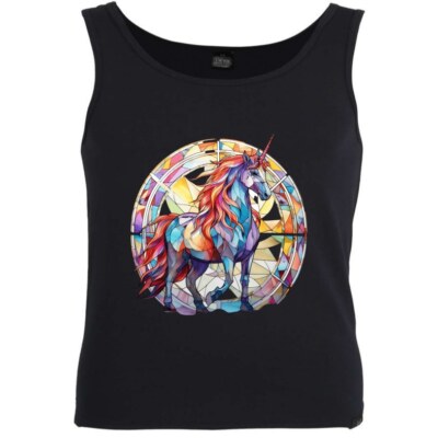 Tank Top Einhorn Fabelwesen Pferd Märchen Unicorn Kuscheltier Traumland 401757s