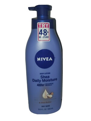 Nivea Body Lotion Shea Daily Moisture 48 hr 16.9 oz