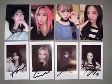 AESPA OFFICIAL WHIPLASH KMSTATION KMS OFFLINE PHOTOCARD Karina Giselle WInter
