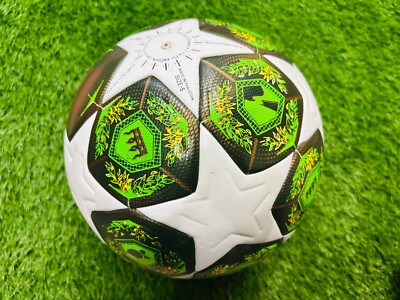 UEFA CHAMPIONS LEAGUE GREEN STAR Match Foot BALL Soccer ball 2018-19 free bag