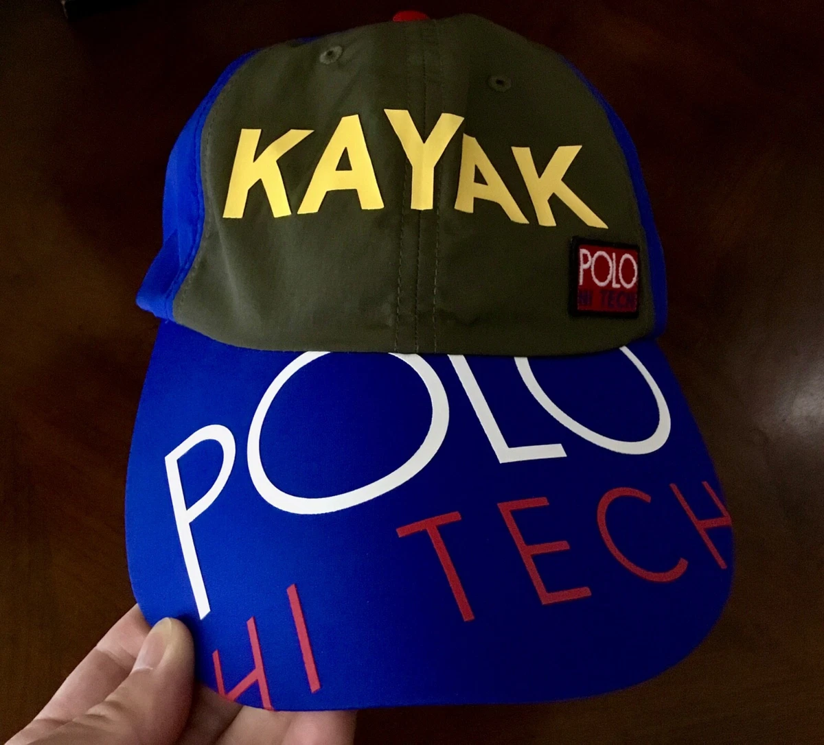 *Super Rare* Polo Ralph Lauren Hi Tech Hat 1992 Stadium P-Wing CP-93 Snow Beach
