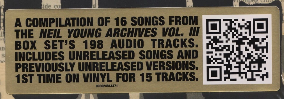 Neil Young - Neil Young Archives Vol. III Takes (2024) - Image 3 of 3