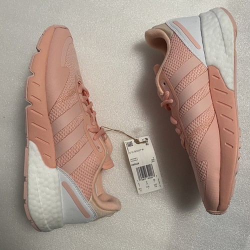 Adidas Originals ZX 1K Boost W Womens Size US 6.5 Sneakers Pink White H69038  New | eBay