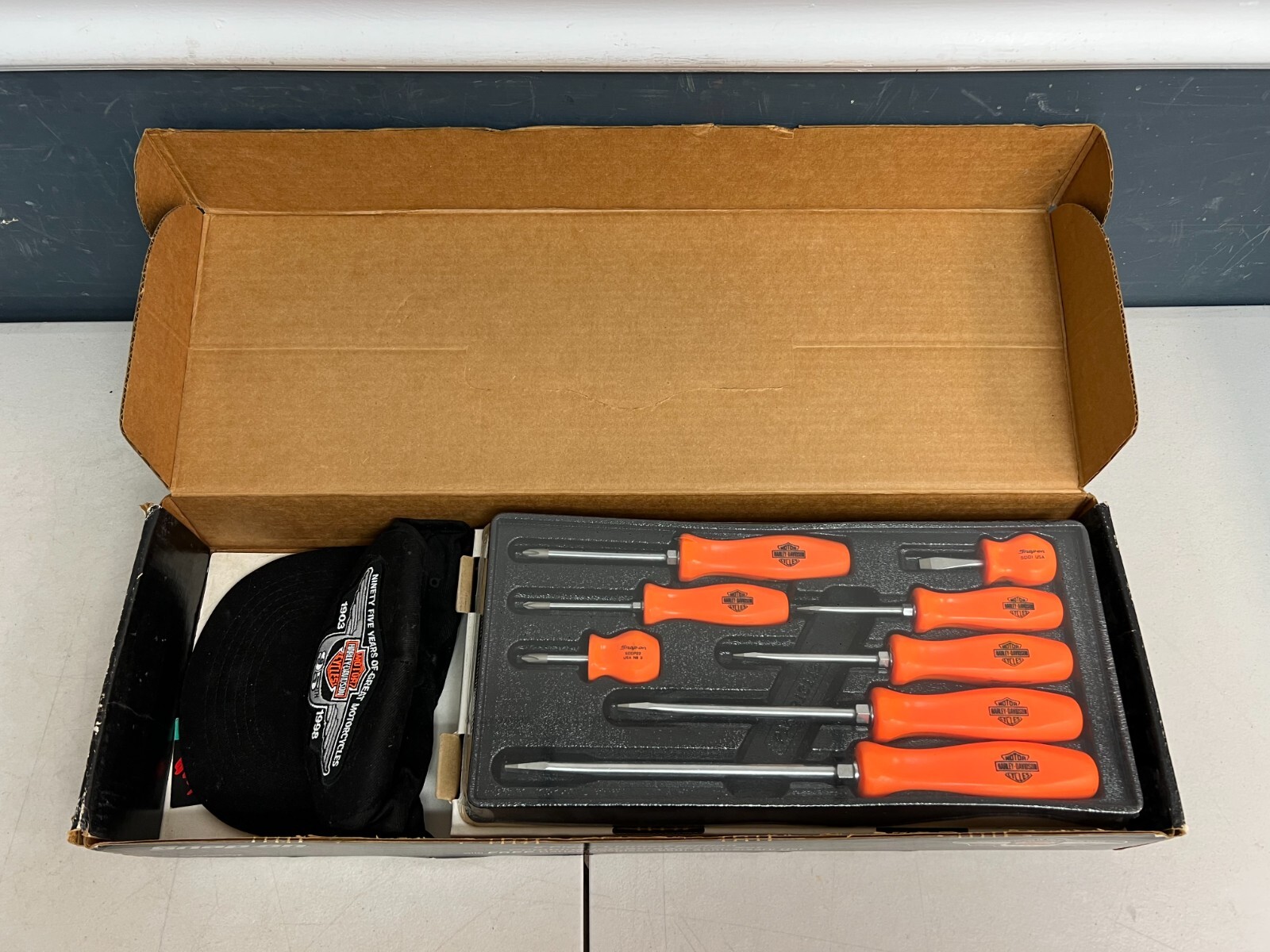 Snapon+Harley+Davidson+Ltd+Ed.+95th+Anniversary+8+Pc.+Screwdriver+Set