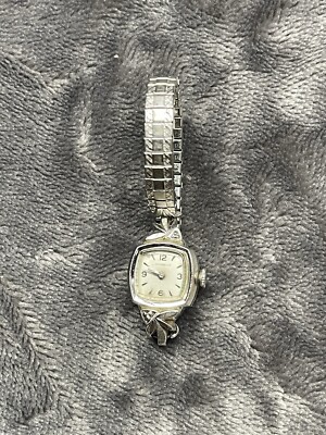 Vintage Caravelle Women’s Watch 10K RGP Bezel Mechanical Runs Petite
