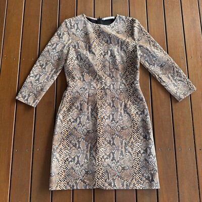 YB J'AIME Size 2 Pencil Dress Snake Print Cocktail