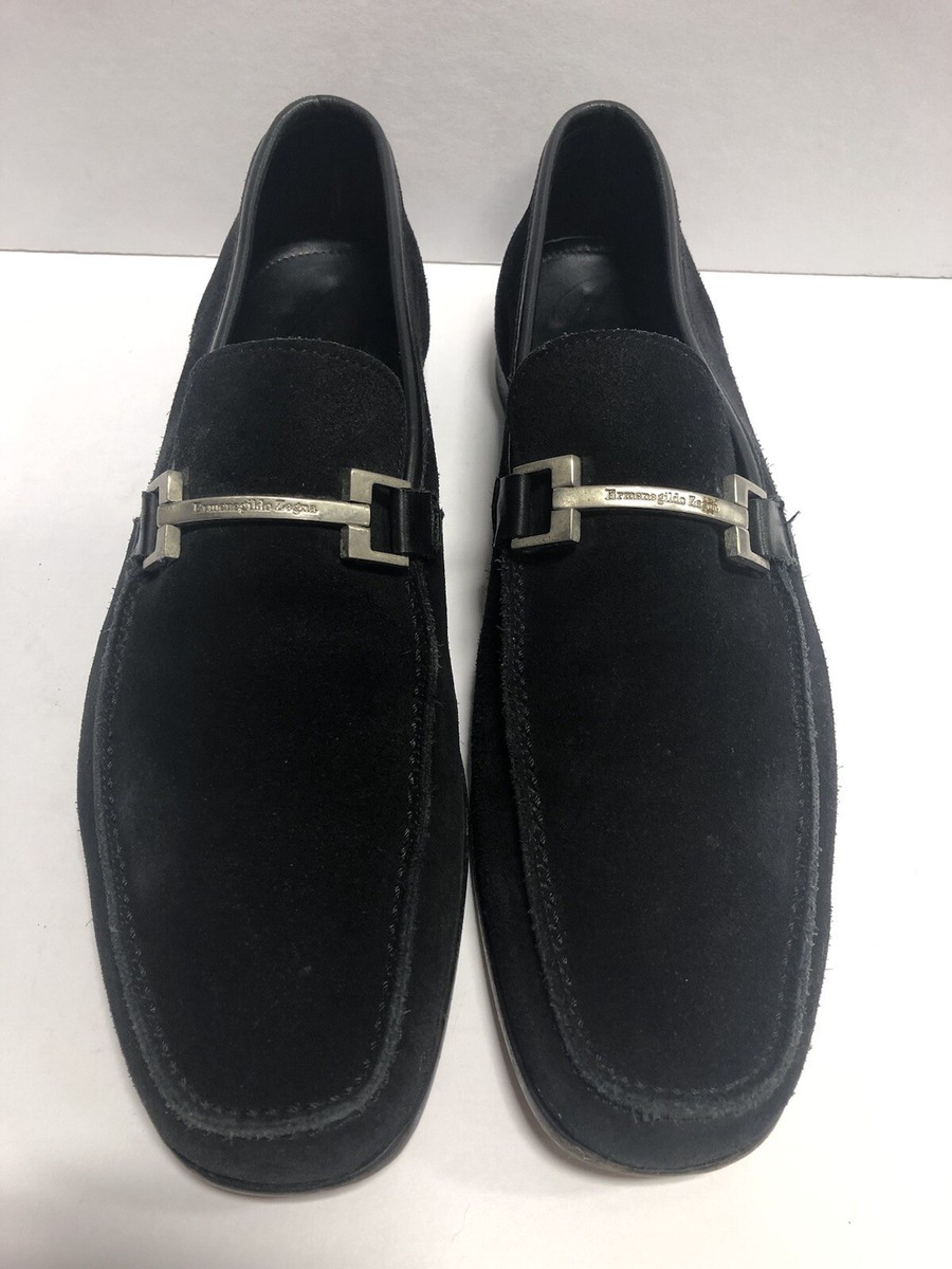 Ermenegildo Zegna Men’s Black Slip-On Loafers, Size 10.5D Ermenegildo Zegna Driving Black Laether | Mercari main image 4