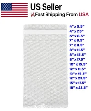 Bubble Out Pouches, Protective Bags Wrap Mailers Self Seal Air Padded Cushions!