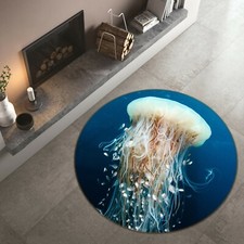 3D Beautiful Jellyfish O1996 Animal Non Slip Rug Mat Elegant Photo Carpet Fay