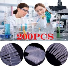 1/2/3/5ml Disposable Plastic Eye Dropper Transfer Lab Graduated Pipettes 200Pcs