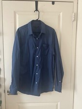 Banana Republic Men's Non-Iron Dress Shirt, Slim Fit, Wrinkle Free, Non-Iron, XL