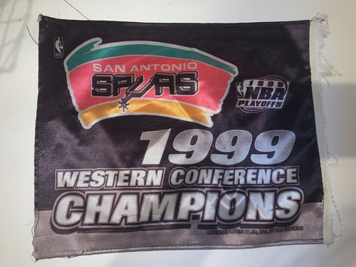 San Antonio Spurs 1999 NBA Playoffs Western Conference Champion Car Flag NO POLE - 第 1/2 張圖片